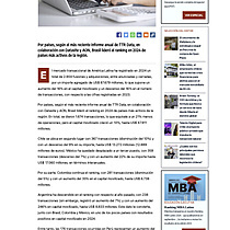 Mercado transaccional de Am�rica Latina moviliz� 16% m�s de capital en 2024 hasta US$ 87.679 millones